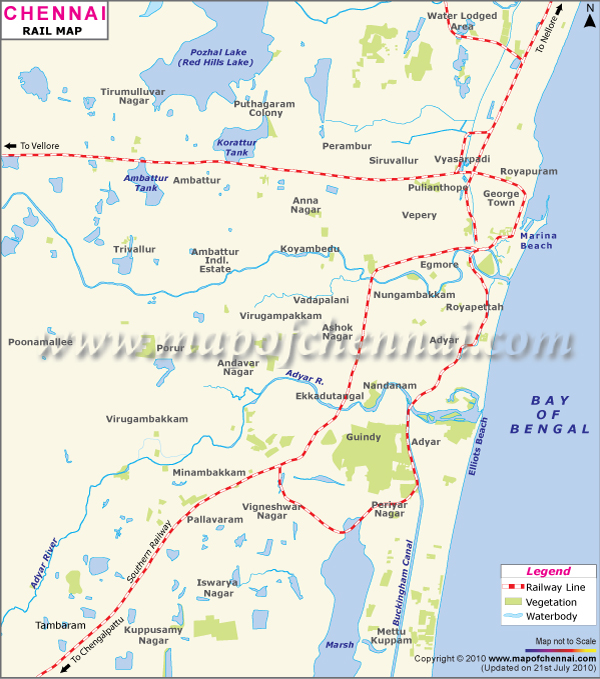 chennai railway carte